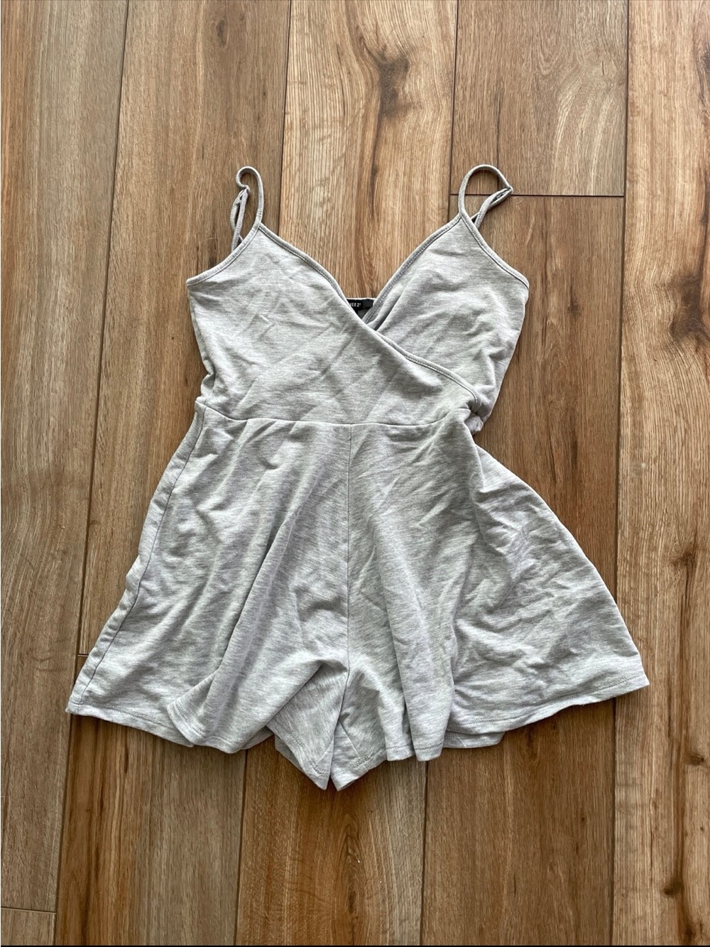 Forever 21 Light Gray Romper Small